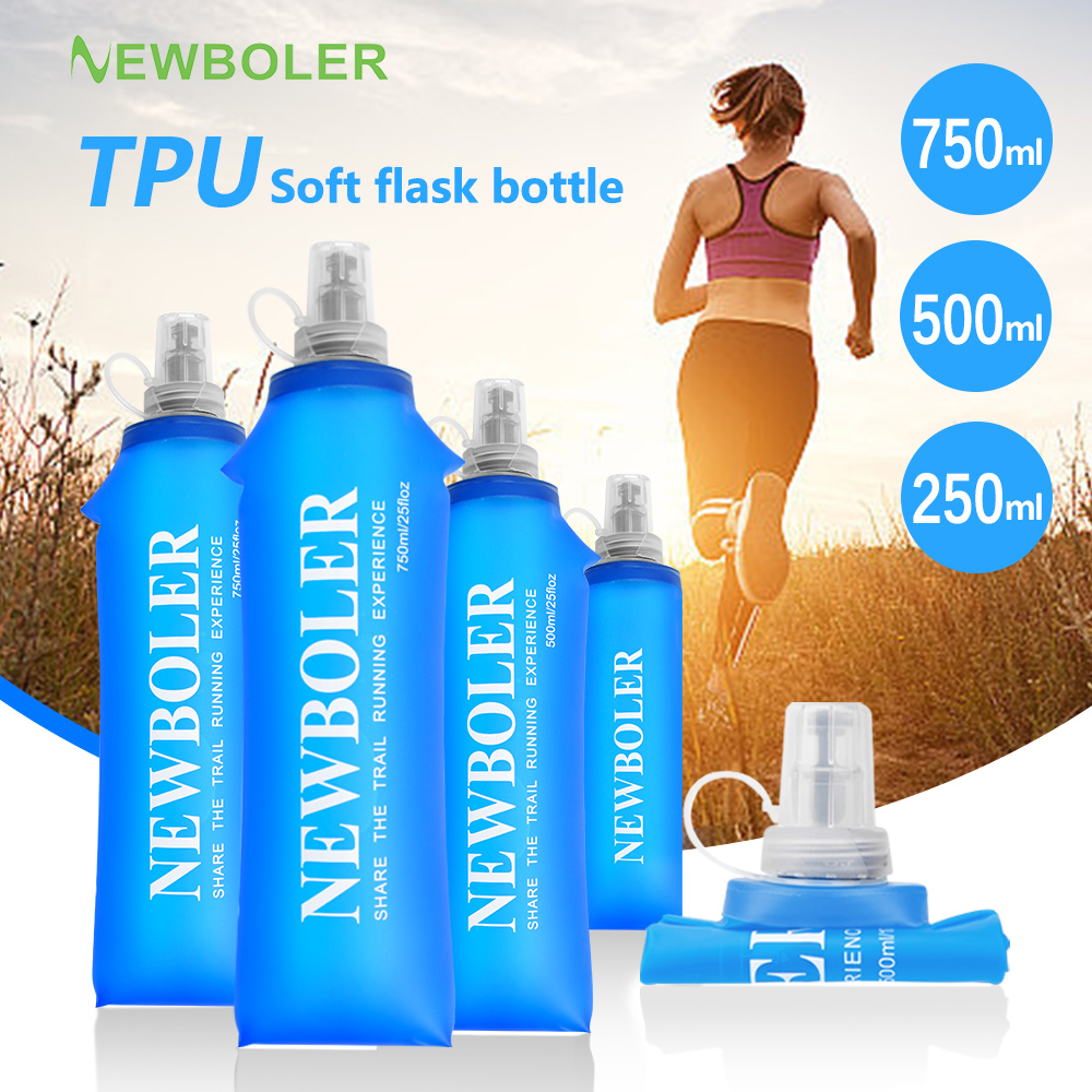 ขวดน้ํา 750ML TPU พับขวดนุ่มขว - Water Bag Collapsible บทวิจารณ์และราคา