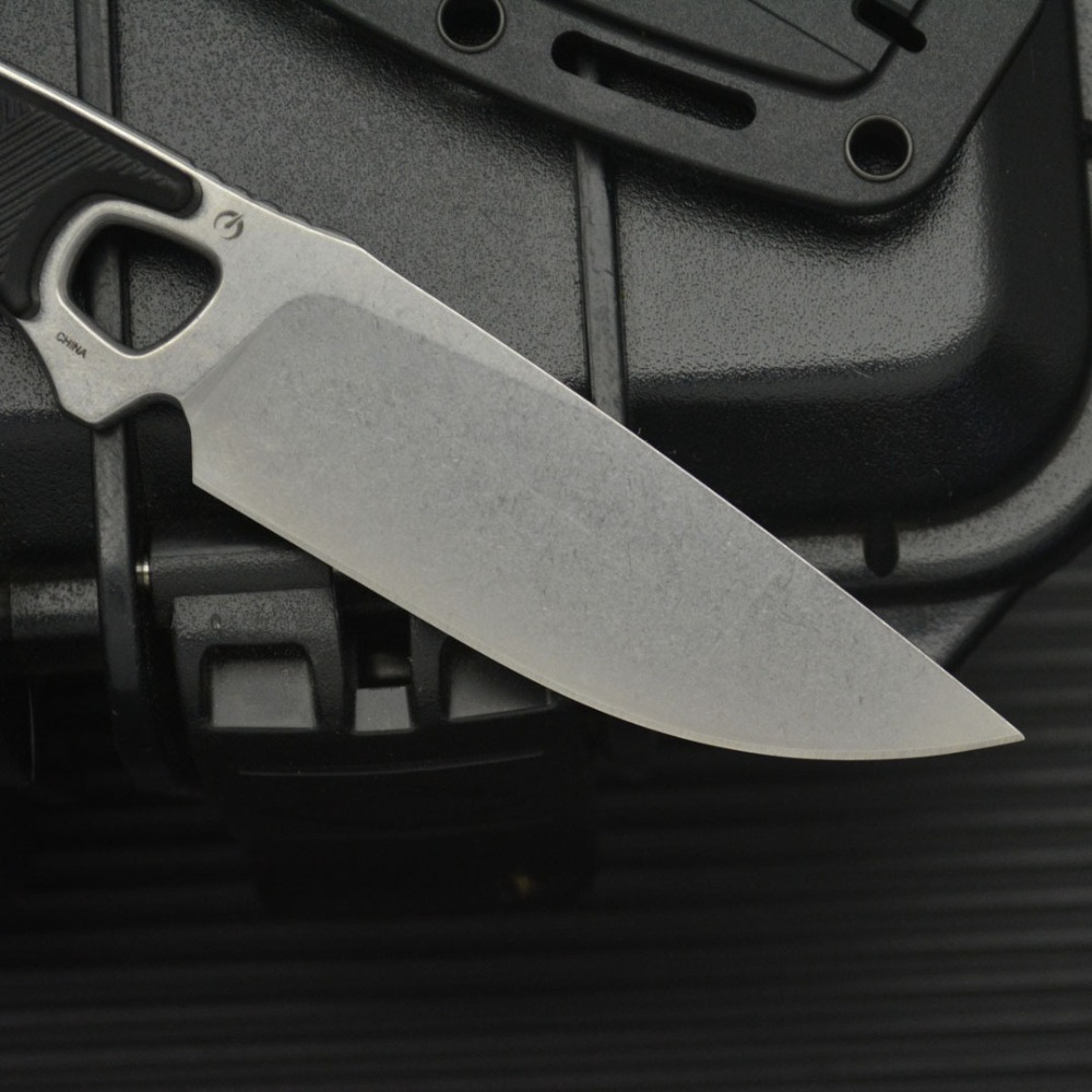 มีดตรง EDC 2048 ด้ามจับไนลอนไฟ - Bushcraft Knife Fixed บทวิจารณ์และราคา