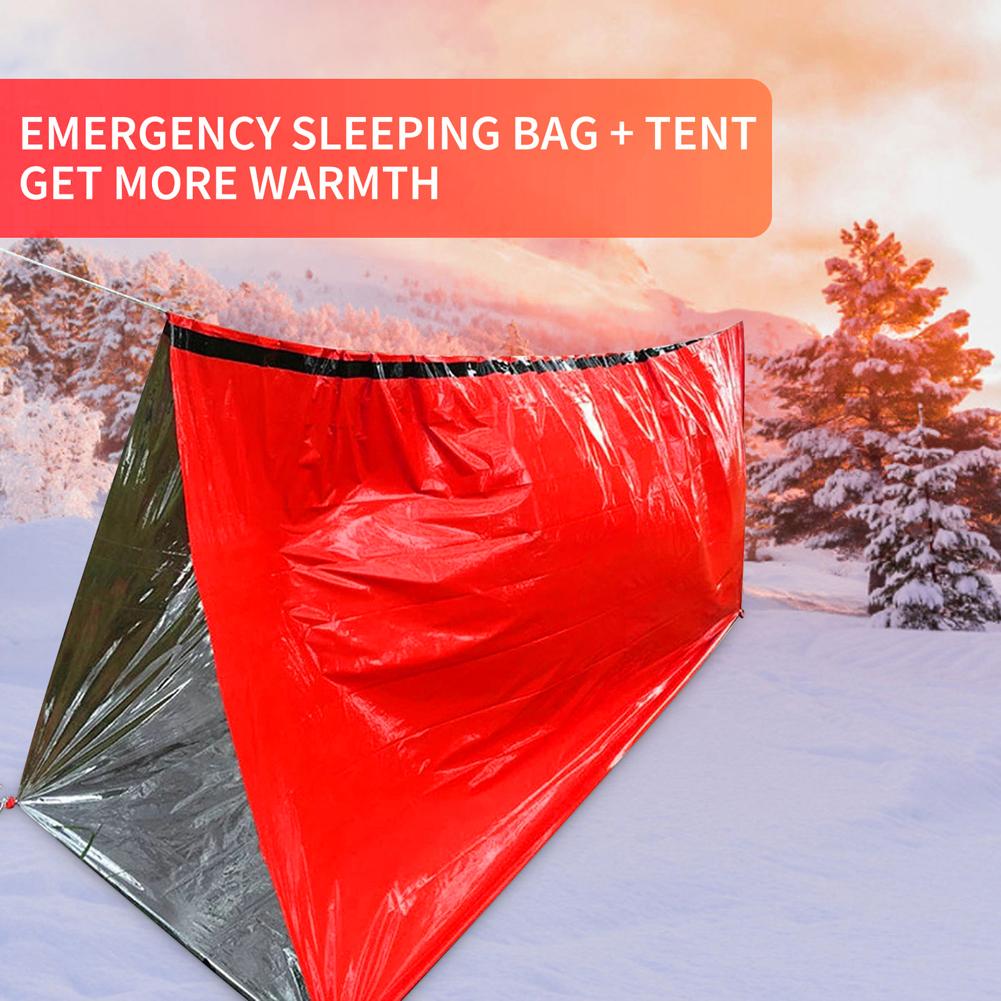 แบบพกพากันน้ําฉุกเฉิน Survival - Emergency Mylar Tent บทวิจารณ์และราคา