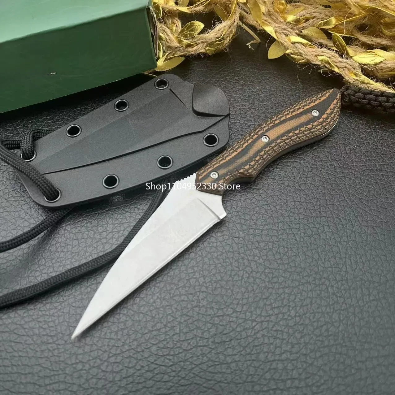 2388 มีดอเนกประสงค์พกพาสำหรับก - Bushcraft Knife Fixed บทวิจารณ์และราคา