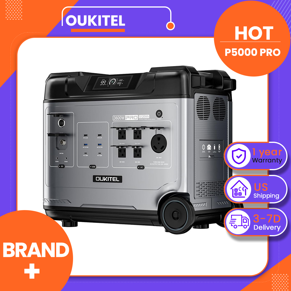 OUKITEL P5000 Pro สถานีพลังงาน - Solar Emergency Charger บทวิจารณ์และราคา